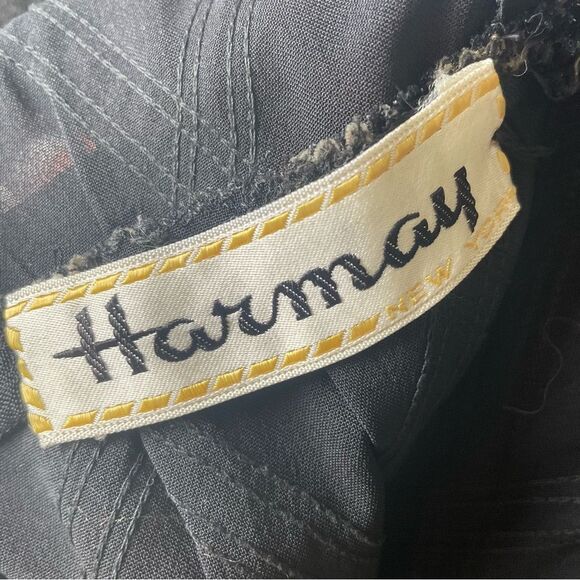 VINTAGE Harmay Personal Suiting Custom Dress Diamond Lace Black Sheath Dress - Picture 6 of 7